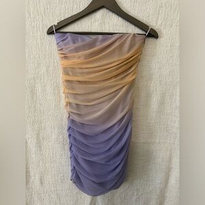 NWT ZARA Strapless Dress